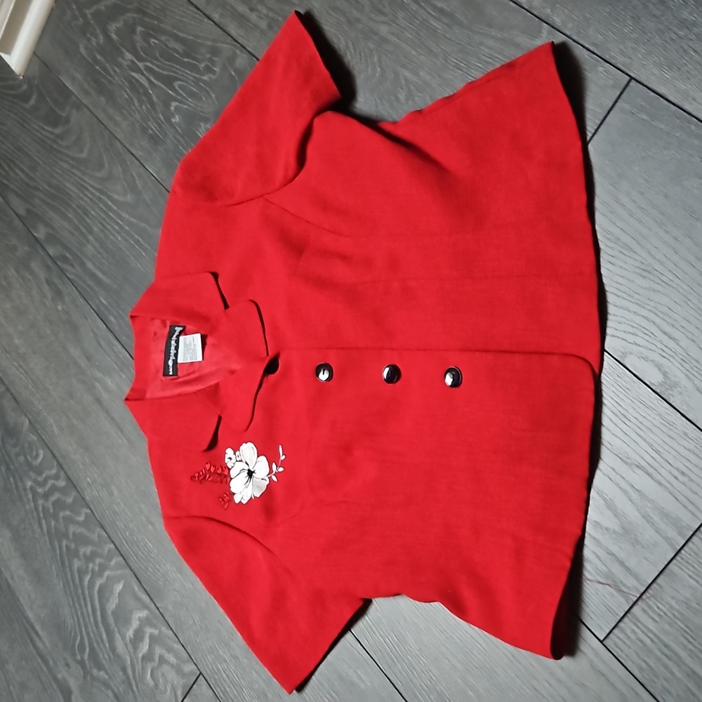 Sag harbor dress red blazer 16p